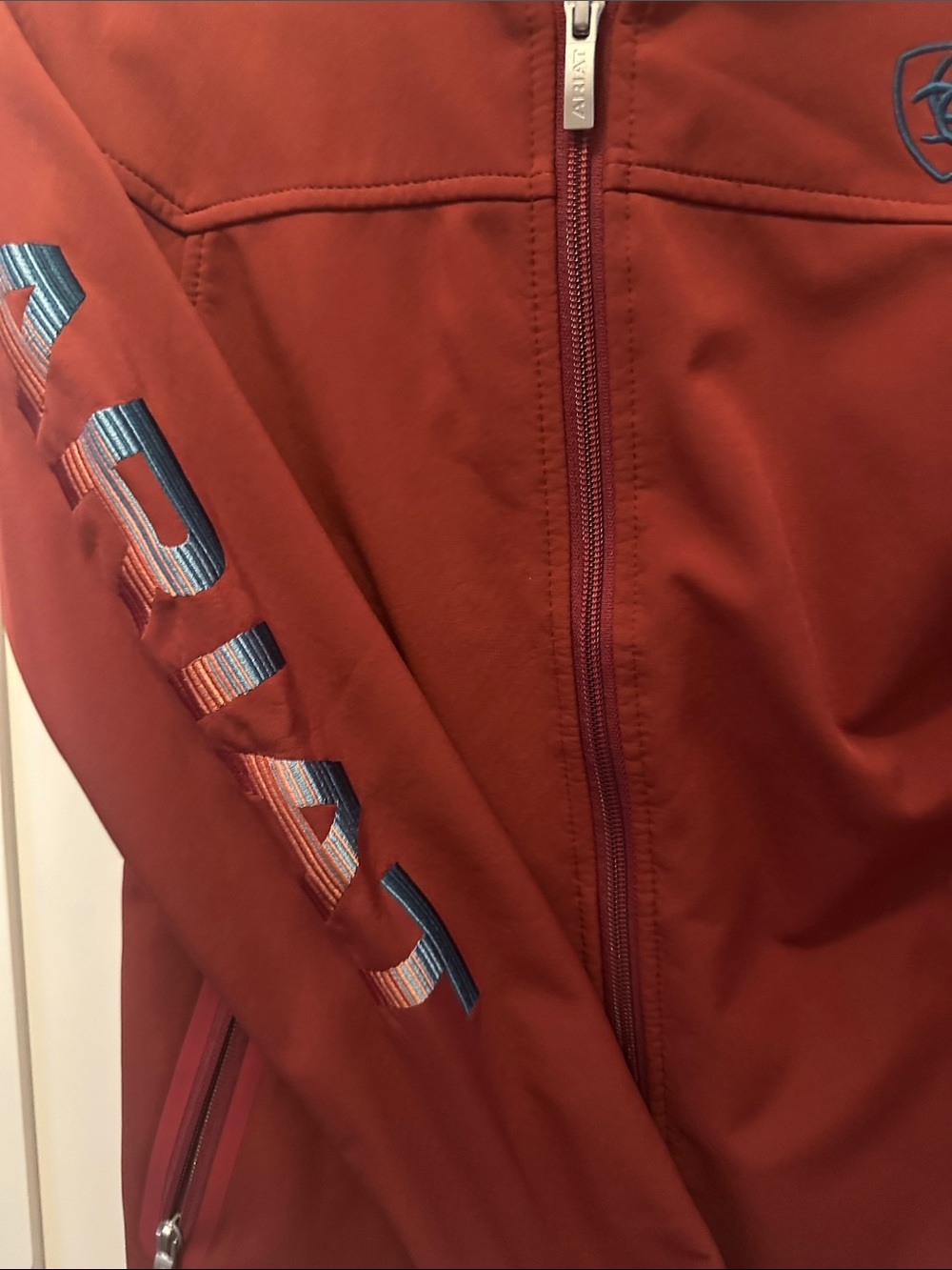 Ariat Women's Rust Zip-Front Utility Softshell Jacket - Picture 2 of 3